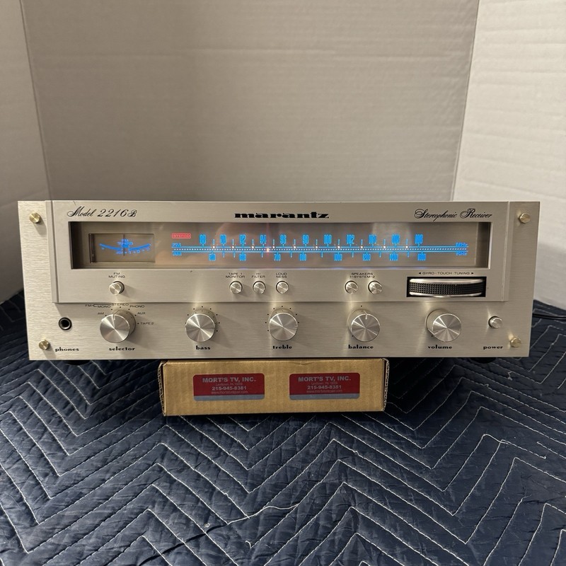 MARANTZ 2216B VINTAGE STEREO RECEIVER – SERVICED – CLEANED – TESTED