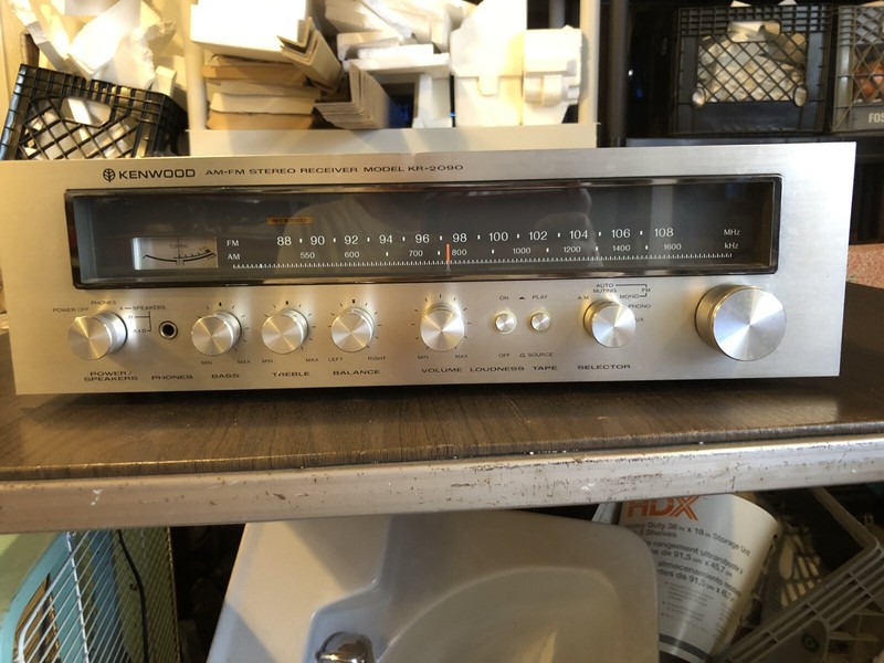 Vintage Kenwood KR-2090 Receiver Cleaned working In Very Good Condition.