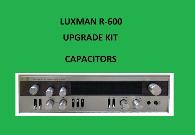 Stereo Receiver LUXMAN R-600 Repair KIT – all capacitors