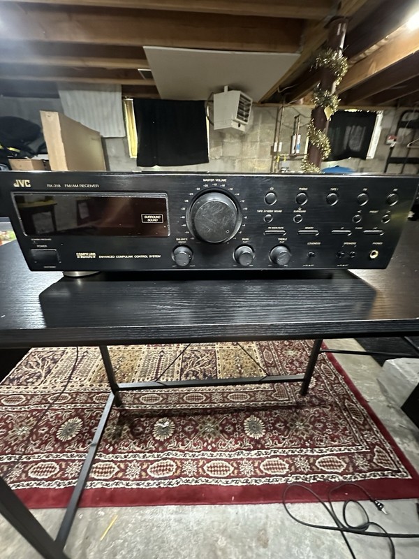 JVC RX-318 FM/AM Receiver surround sound, computer Link