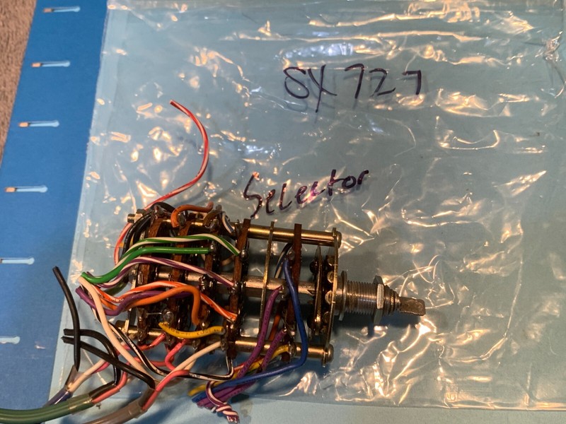 Pioneer SX-727 Stereo Receiver Parting Out Input Selector Switch for Repair