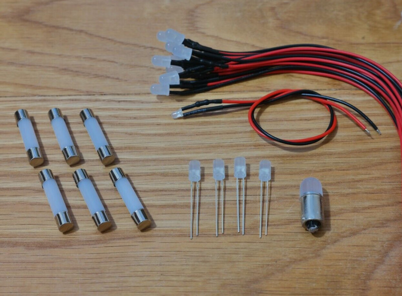 Sansui 8080DB receiver replacement front dial LED lamps bulbs lights kit set