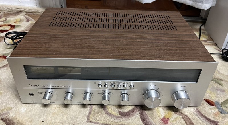 CRITERION MARK V STEREO RECEIVER -(PLEASE READ BEFORE)