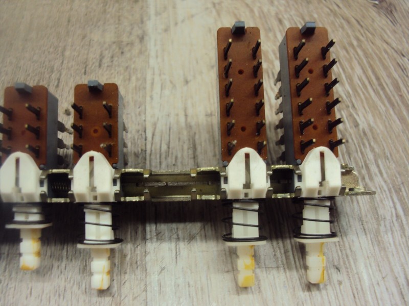 AIWA 7300 Push Button Switch Assembly. Teated. Parting Out AIWA 7300 Or AX7300-U gallery