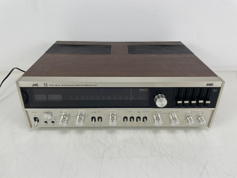 JVC – 4VR-54 4 6X – CD-4 Quadraphonic – 4 Channel Stereo Receiver – Serviced