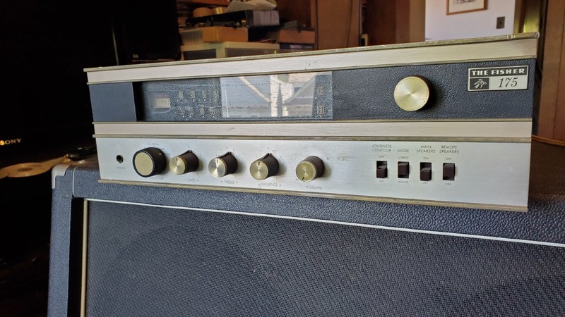 The Fisher 175 Vintage Stereo AM FM Amplifier 1960’s Good working Condition