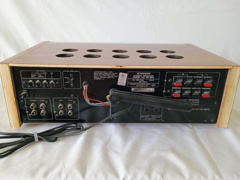 1979 Pioneer SX-580 Receiver - New Caps, Cabinet, Choice of LED - Tested gallery