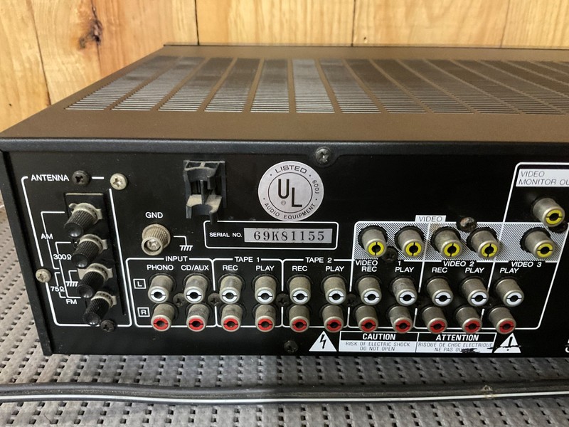 Vintage 1988 Kenwood KR-V45 AM/FM 2 Channel Stereo Receiver 5 Band EQ - Working gallery