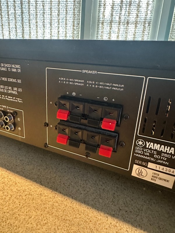 Yamaha CR-640 AM/FM Stereo Receiver, One Owner 1980 with Box, Manual gallery