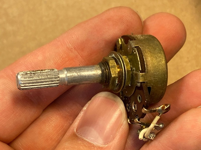 FM AFC Potentiometer from Kenwood KW-50 Vintage Parts 1960s Noble 1 Meg Linear gallery