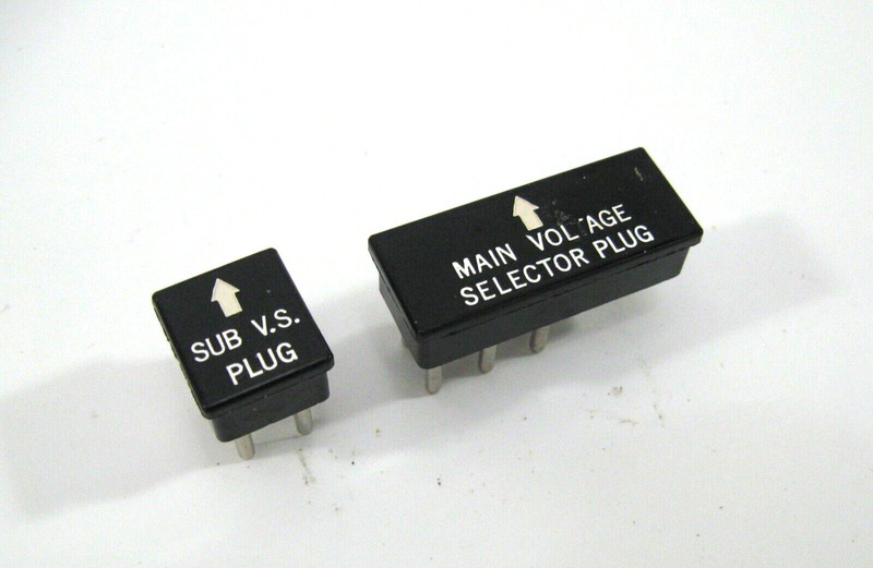 SANSUI QRX-6500 VINTAGE RECEIVER PART VOLTAGE SELECTOR JUMPERS PLUGS PAIR