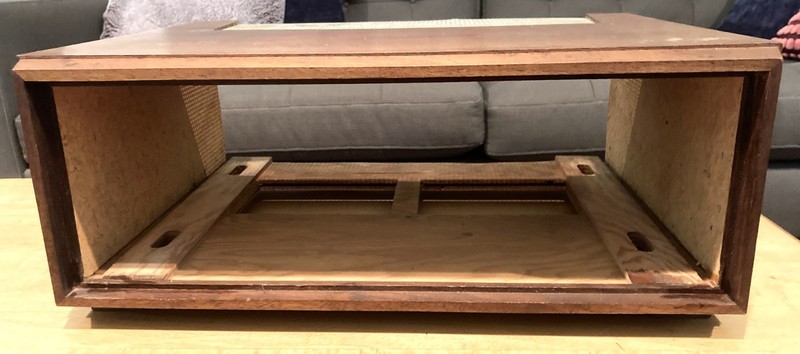FISHER 500 oiled-walnut WOOD CASE CABINET gallery