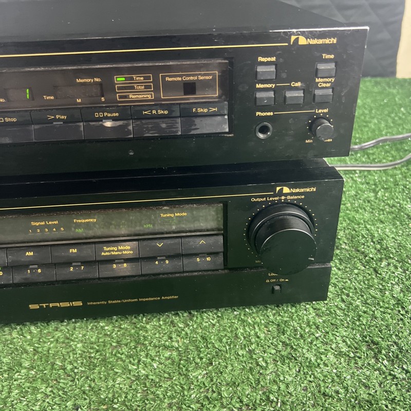 Vintage 80’s Nakamichi Stereo Receiver & CD Player Bundle SR-3A & OMS-2A Tested gallery