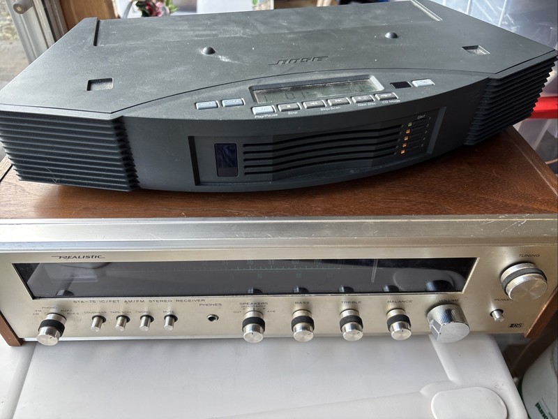 Realistic STA-76 silver-front stereo receiver with Wood Grain & Manual! WORKS! gallery