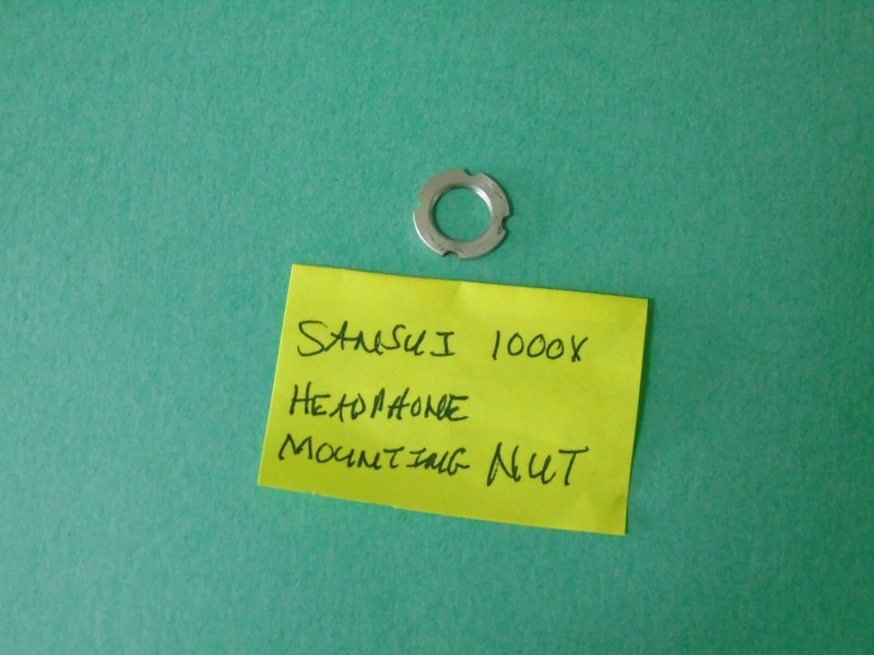 SANSUI 1000X HEADPHONE JACK MOUNTING NUT #