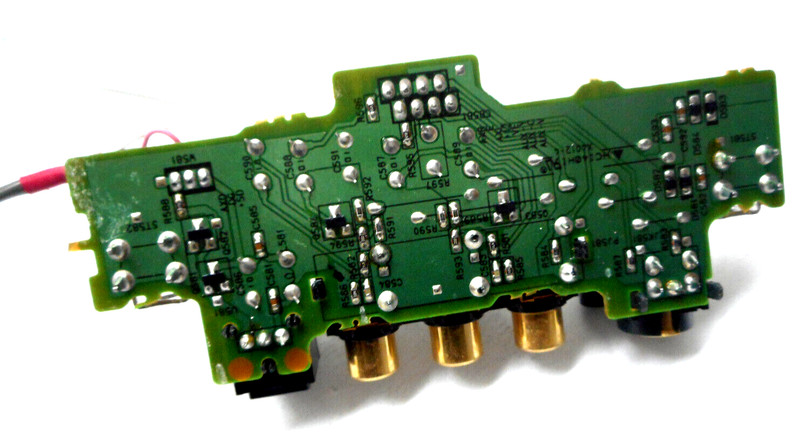 YAMAHA HTR-5660 RECEIVER - VIDEO AUX INPUT JACKS BOARD - PARTING OUT gallery