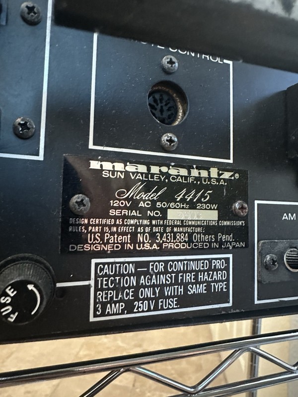 Vintage Marantz 4415 Quadradial 4 Receiver Quadraphonic Stereo Amp gallery