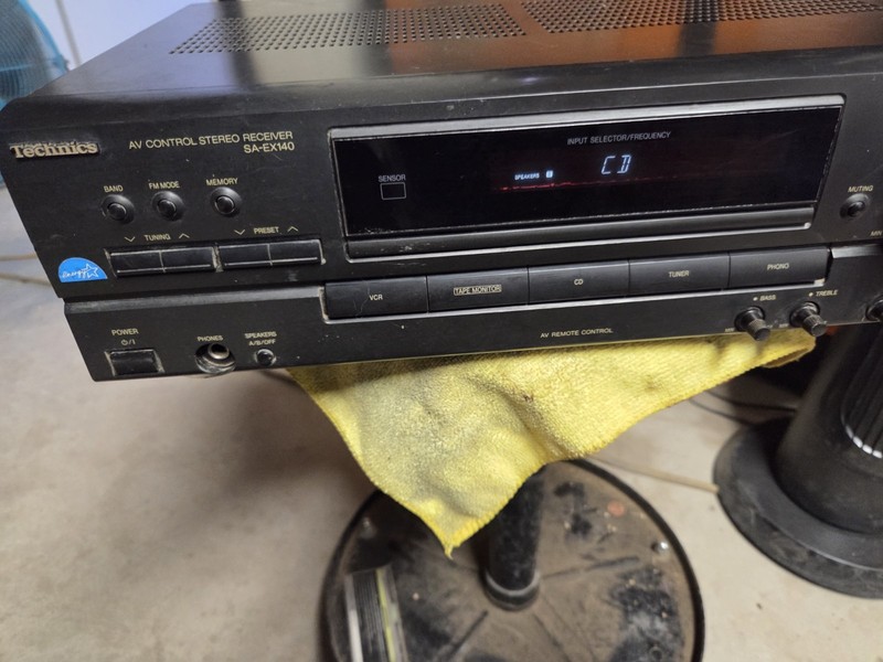 Technics Stereo Receiver Sa-EX140 For Parts But Works gallery