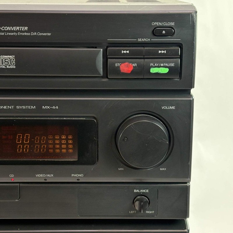Broken JVC CA-MX44BK CD Dual Cassette Tuner Cd Player Does Not Read Disc gallery