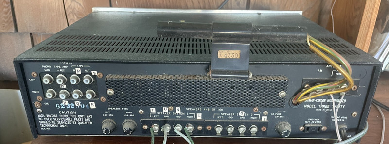 Vintage Harman Kardon Three Thirty Stereo Receiver, 330 gallery