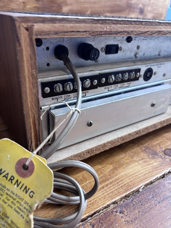 The Fisher 200-T 1960s Transistor FM Multiplex Stereo Receiver Turns On *READ gallery