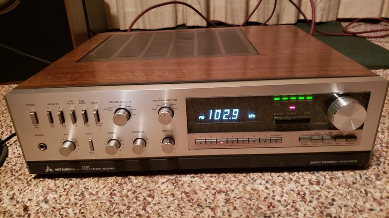 Mitsubishi DA-R15/ 1980 Stereo Receiver Flaky tuner.