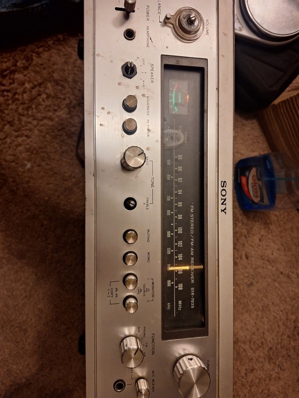 SONY STR-7035 Vintage FM/AM Stereo Receiver READ