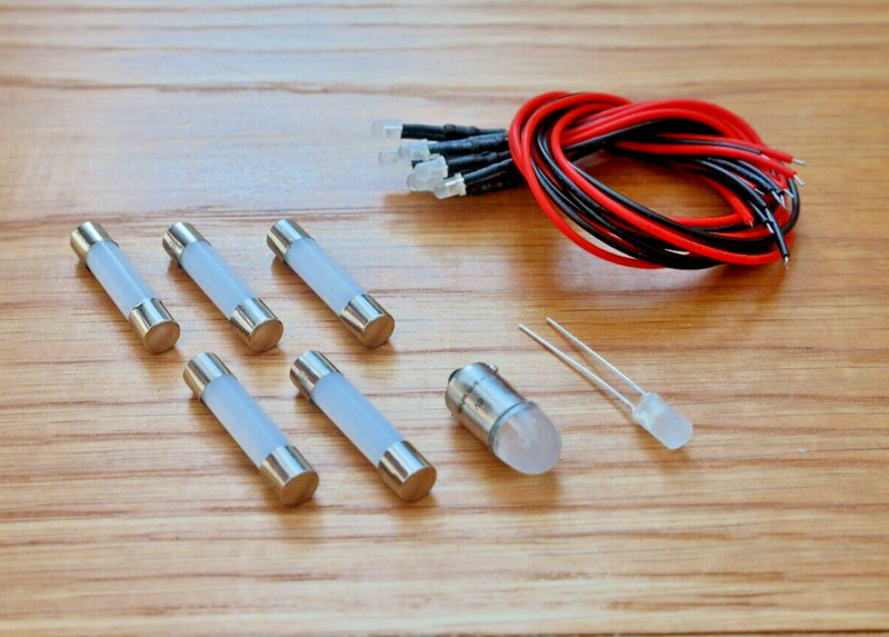Sansui 8 eight receiver replacement front LED lamps bulbs lights kit set