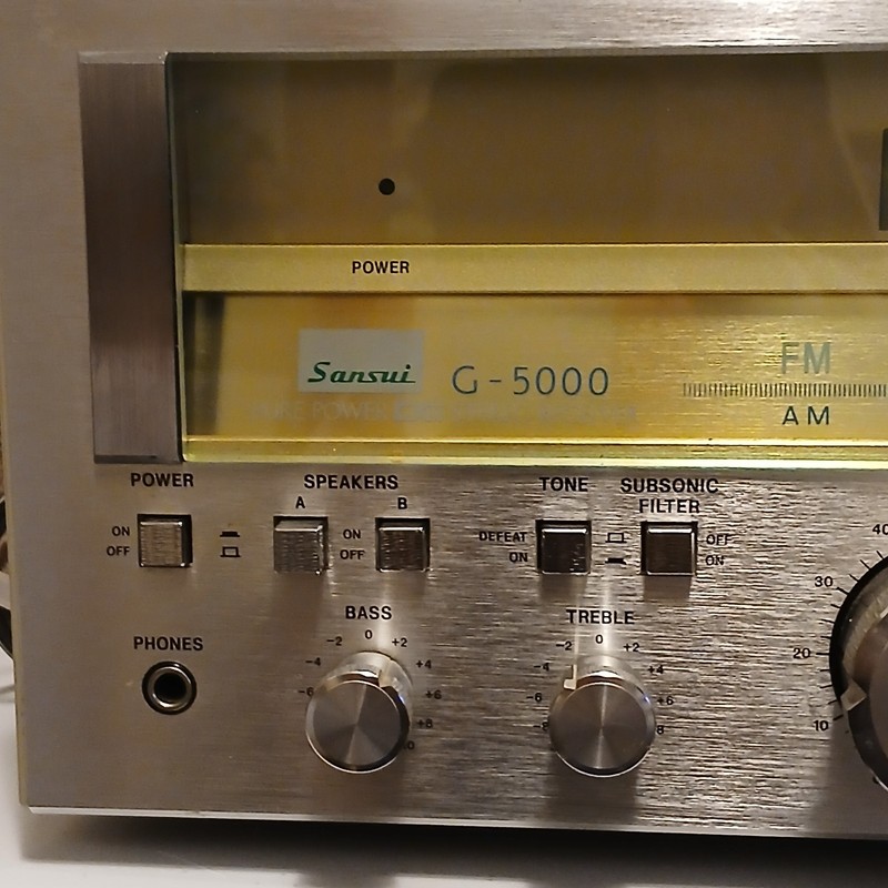 Sansui G-5000 Pure Power DC Stereo Receiver, Vintage, G5000, gallery