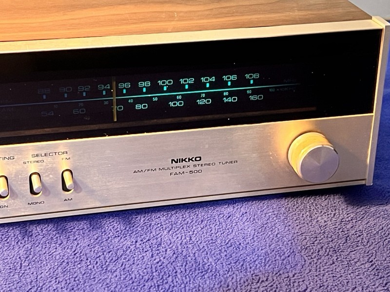 Vintage NIKKO Tuner FAM-500 Stereo Radio AM FM Radio Audio HiFi | Nice Condition gallery