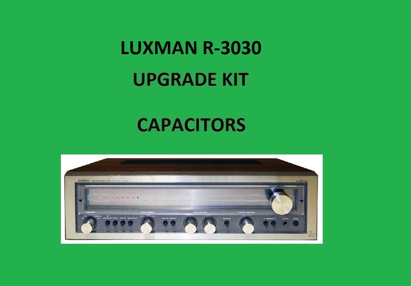 Stereo Receiver LUXMAN R-3030I Repair KIT - all capacitors