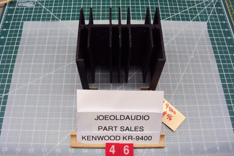 Kenwood KR 9400 Heatsink Use On Left Or Right Side. Parting Out KR-9400