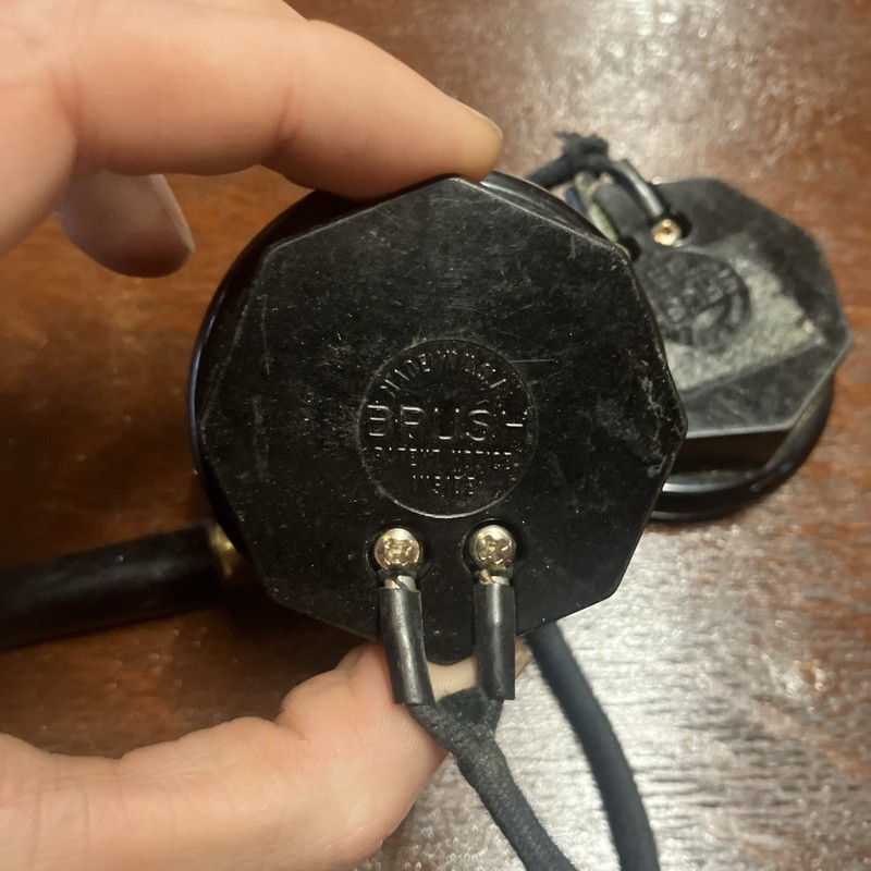 OLD VINTAGE BRUSH LORGNETTE RADIO RECEIVER Headphone D1 gallery