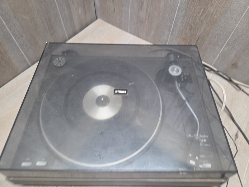 Vintage MT-6210 FISHER STEREO TURNTABLE MG-35V Cartridge Record Player (Has Dama gallery