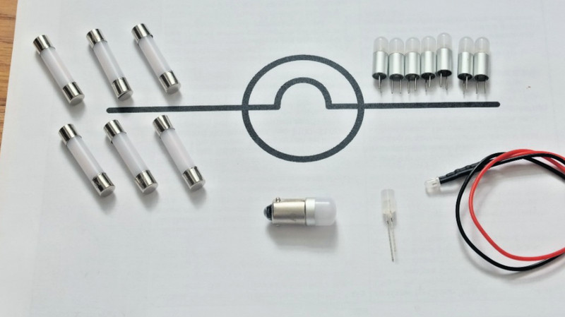 Marantz 120B 120 replacement LED bulb lamp light set upgrade TITANIUM kit
