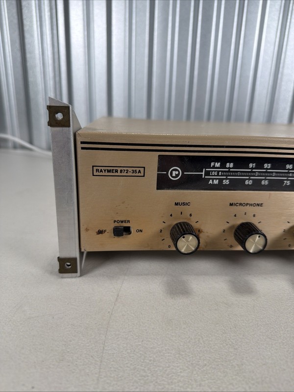 Vintage RAYMER 872-35A AM/FM Phono Tuner Radio Receiver - Working! gallery