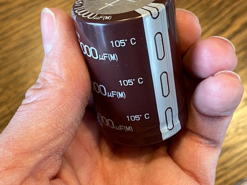 2 Replacement Main Filter Capacitors Sansui G-5700 Chemi-Con 10000 uf 63v 35mm gallery