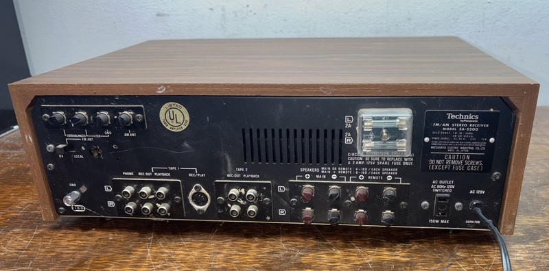 Technics SA-5200 FM/AM Stereo Receiver - Power And Output Tested NEEDS CLEANING gallery