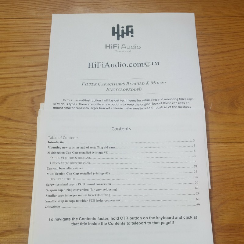 Harman Kardon HK590i restoration kit service recap capacitor rebuild gallery
