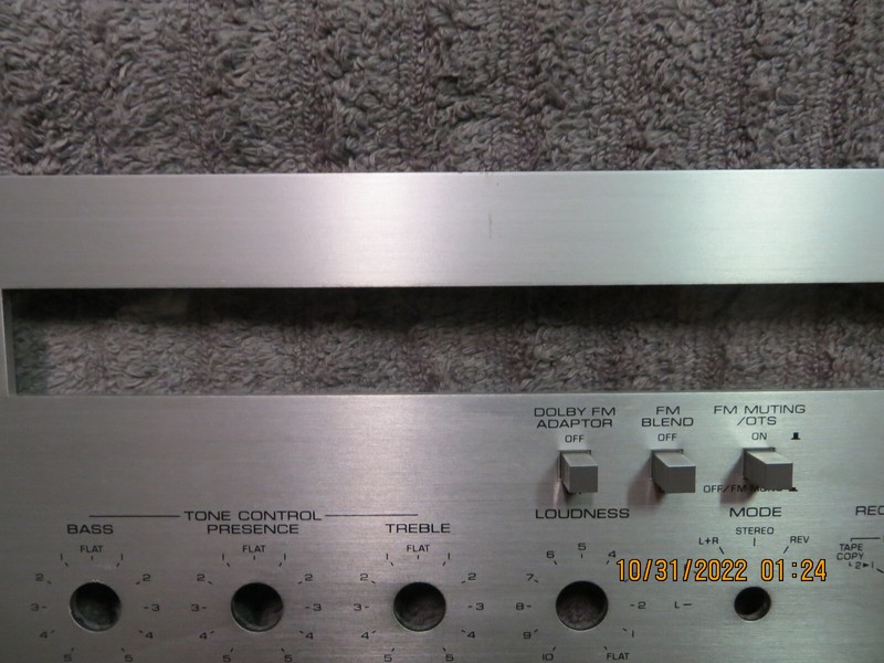 YAMAHA CR 1020 NATURAL SOUND RECEIVER FACE PLATE gallery