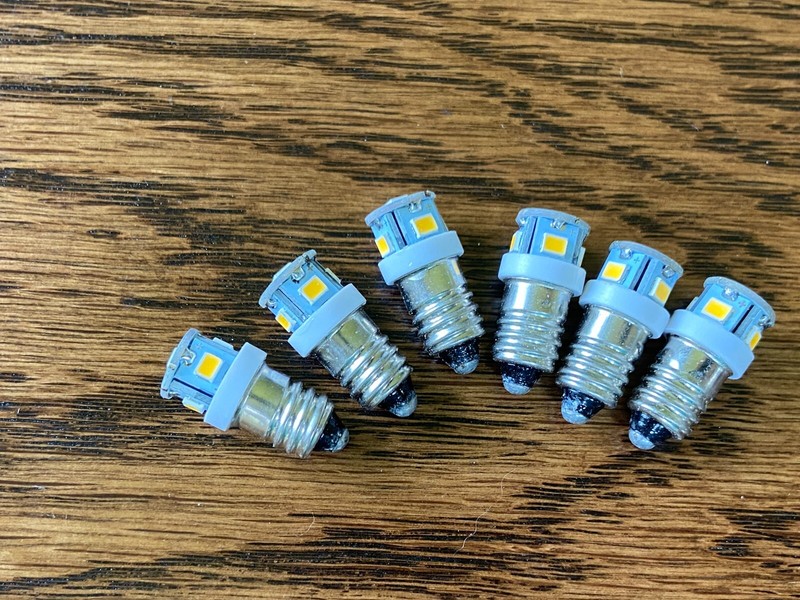 Sansui Dial Light Kit 4000 5000 5000A TU-555 6 LED Screw Lamp Bulbs