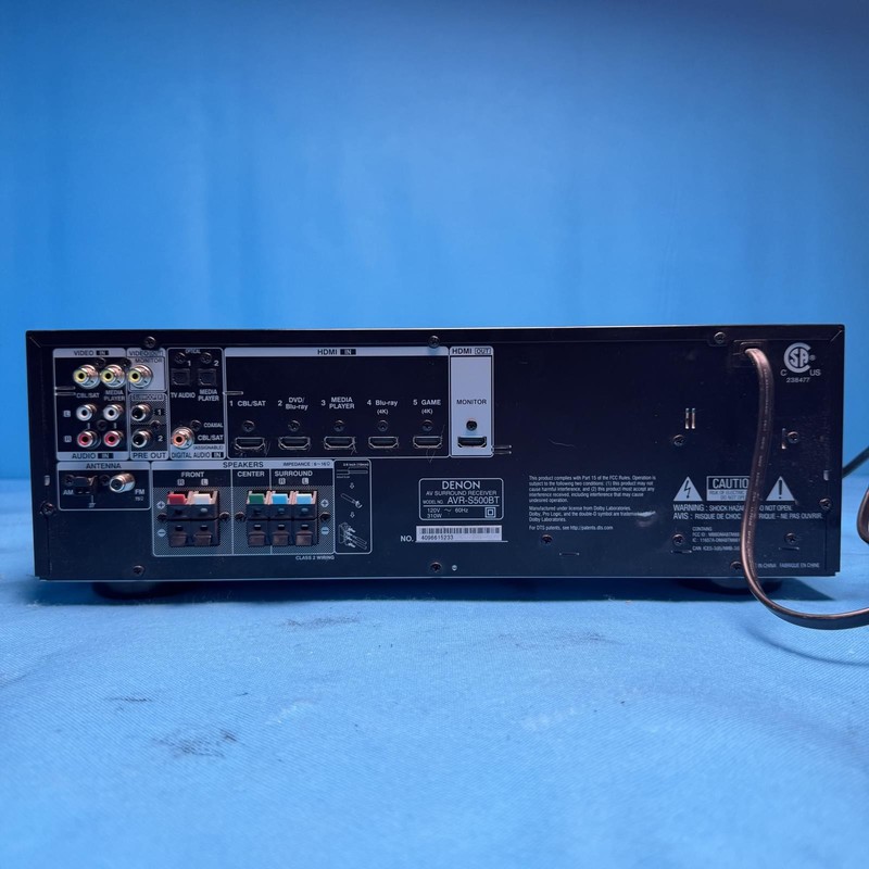 Denon AV Surround Reciever AVR-S500BT gallery