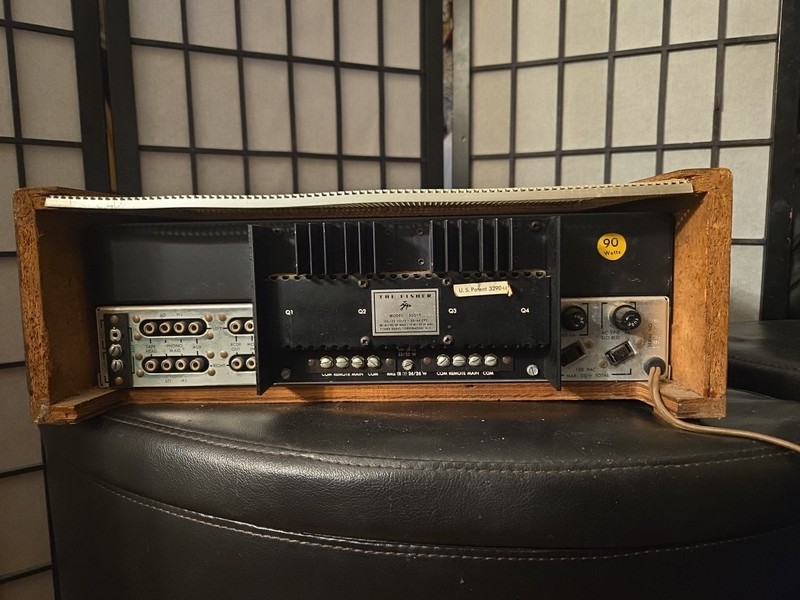 Fisher 500-T Vintage Stereo Receiver Amplifier UNTESTED- FOR PARTS OR REPAIR gallery
