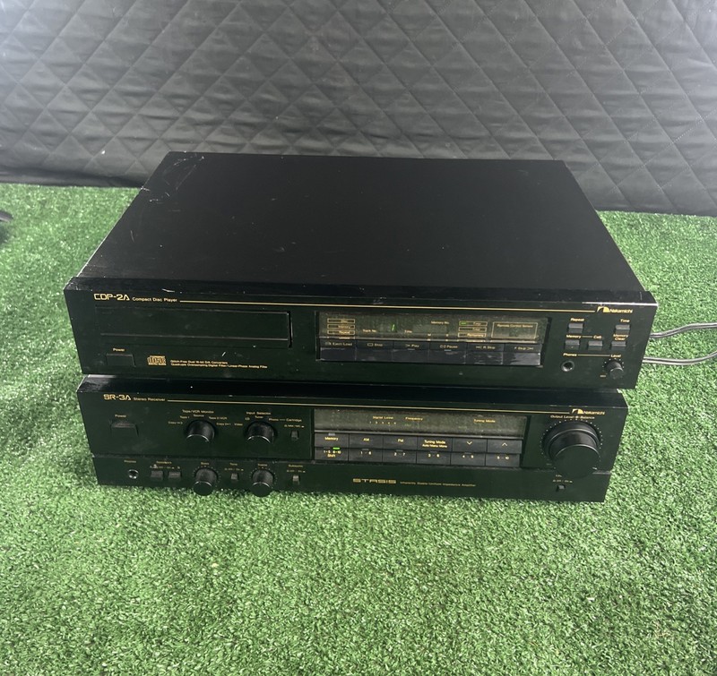 Vintage 80’s Nakamichi Stereo Receiver & CD Player Bundle SR-3A & OMS-2A Tested