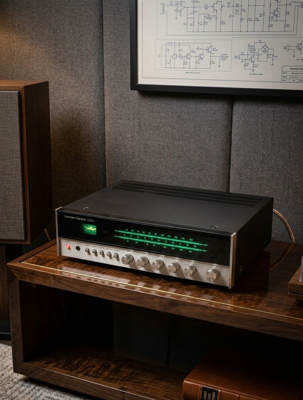 Vintage Harman Kardon 330c AM/FM Stereo Receiver Phono Output Hi-Fi Tested