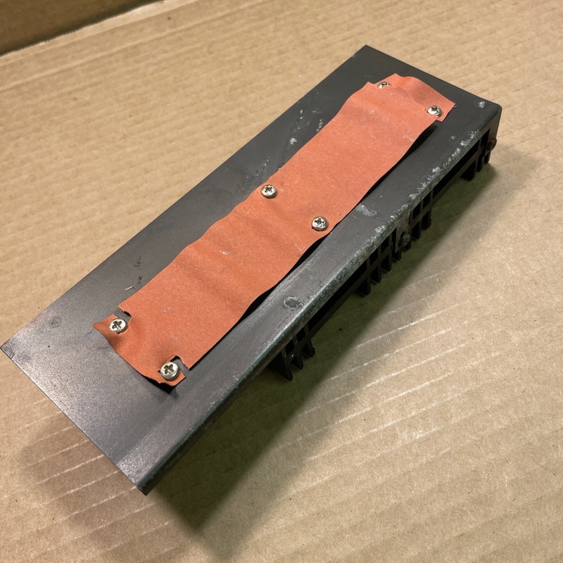 Harman Kardon 930 Receiver Genuine Parts: Complete Heat Sink w/ Transistors (#2) gallery
