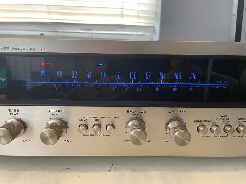 Pioneer SX-626 Vintage Stereo Receiver New LED Bulbs gallery