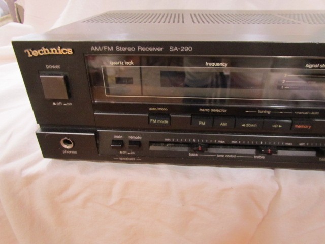 Technics SA-290 Quartz Synthesizer AM/FM Stereo Receiver Working - Bench Tested gallery