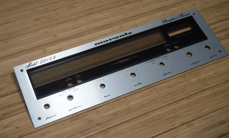 Beautiful Marantz 2215B Original Stereo Receiver Faceplate Bezel Dial Window Exc gallery