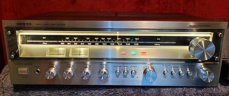 Onkyo TX-2500 MKII Receiver front panel LED lamps bulbs lights INSTRUCTIONS gallery